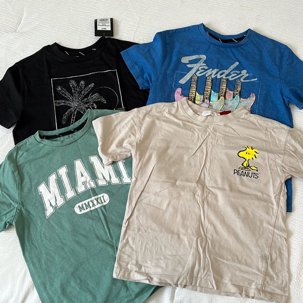 Lot of 4 boys shirts